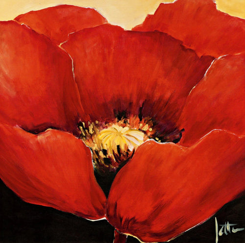 PGM RMJ 235 Jettie Roseboom Red Beauty I Art Print 70x70cm | Yourdecoration.co.uk