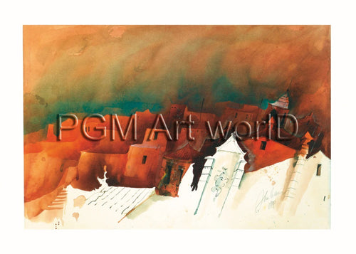 PGM UP 31042 Gerhard Almbauer Algarve Olhao Art Print 70x50cm | Yourdecoration.co.uk