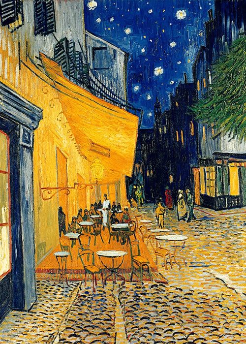 PGM VV 27 Vincent Van Gogh Pavement Cafe at Night Art Print 50x70cm | Yourdecoration.co.uk