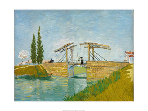 PGM VV 91 Vincent Van Gogh Die Zugbrucke Art Print 80x60cm | Yourdecoration.co.uk