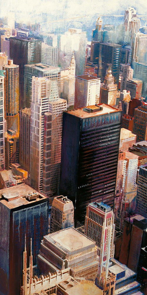 PGM WUR 02 Wulf Reinshagen Chicago II Art Print 50x100cm | Yourdecoration.co.uk