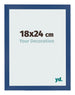 Photo Frame 18x24 cm Dark Blue MDF Bologna Front Size | Yourdecoration.co.uk