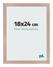 Photo Frame 18x24 cm Dusty Pink MDF Bologna Front Size | Yourdecoration.co.uk