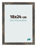 Photo Frame 18x24 cm Oxidized Metal MDF Bologna Front Size | Yourdecoration.co.uk