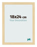 Photo Frame 18x24cm Beech Design MDF Bologna Front Size | Yourdecoration.co.uk