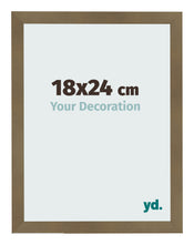Photo Frame 18x24cm Bronze Design MDF Bologna Front Size | Yourdecoration.co.uk