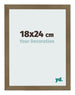Photo Frame 18x24cm Bronze Design MDF Bologna Front Size | Yourdecoration.co.uk