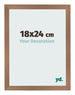 Photo Frame 18x24cm Copper Design MDF Bologna Front Size | Yourdecoration.co.uk