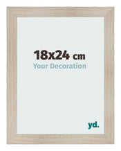 Photo Frame 18x24cm Oak Rustic MDF Pisa Front Size | Yourdecoration.co.uk