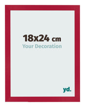 Photo Frame 18x24cm Red MDF Bologna Front Size | Yourdecoration.co.uk