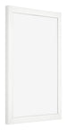 Photo Frame 18x24cm White High Gloss MDF Bologna Front Oblique | Yourdecoration.co.uk