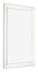 Photo Frame 18x24cm White Vintage MDF Pisa Front Oblique | Yourdecoration.co.uk