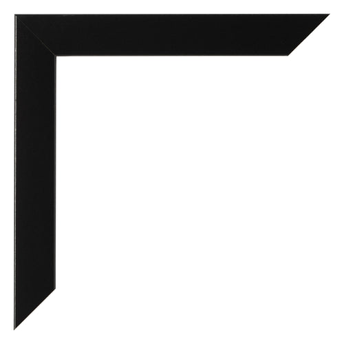 Photo Frame 20x20cm Black Silver Polished MDF Pisa Detail Corner | Yourdecoration.co.uk
