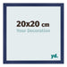 Photo Frame 20x20cm Dark Blue Swept MDF Bologna Front Size | Yourdecoration.co.uk