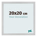 Photo Frame 20x20cm Stainless Steel MDF Bologna Front Size | Yourdecoration.co.uk