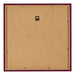 Photo Frame 20x20cm Wine Red Swept MDF Bologna Back | Yourdecoration.co.uk