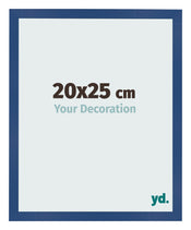 Photo Frame 20x25 cm Dark Blue MDF Bologna Front Size | Yourdecoration.co.uk