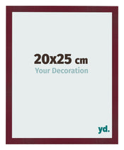 Photo Frame 20x25 cm Wine Red Swept MDF Bologna Front Size | Yourdecoration.co.uk