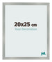 Photo Frame 20x25cm Aluminum Brushed MDF Bologna Front Size | Yourdecoration.co.uk