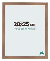Photo Frame 20x25cm Copper Design MDF Bologna Front Size | Yourdecoration.co.uk