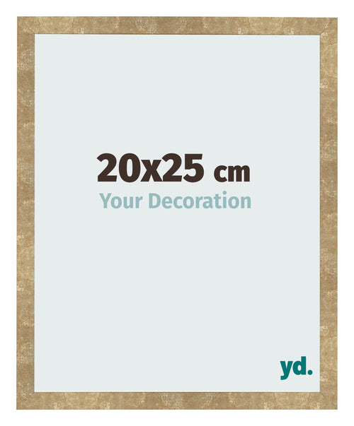 Photo Frame 20x25cm Gold Antique MDF Bologna Front Size | Yourdecoration.co.uk