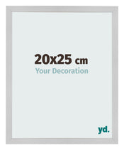 Photo Frame 20x25cm Stainless Steel MDF Bologna Front Size | Yourdecoration.co.uk