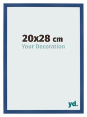 Photo Frame 20x28 cm Dark Blue MDF Bologna Front Size | Yourdecoration.co.uk