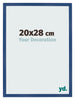 Photo Frame 20x28 cm Dark Blue MDF Bologna Front Size | Yourdecoration.co.uk