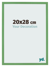 Photo Frame 20x28 cm Green MDF Bologna Front Size | Yourdecoration.co.uk