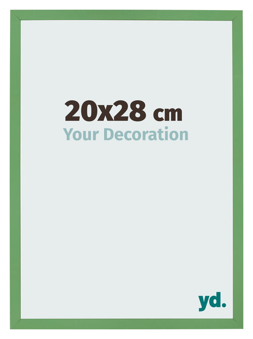 Photo Frame 20x28 cm Green MDF Bologna Front Size | Yourdecoration.co.uk