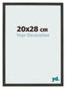 Photo Frame 20x28cm Anthracite MDF Bologna Front Size | Yourdecoration.co.uk
