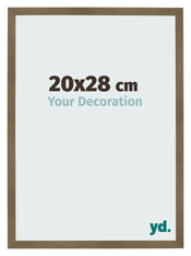 Photo Frame 20x28cm Bronze Design MDF Bologna Front Size | Yourdecoration.co.uk