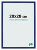 Photo Frame 20x28cm Dark Blue Swept MDF Bologna Front Size | Yourdecoration.co.uk