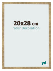 Photo Frame 20x28cm Gold Antique MDF Bologna Front Size | Yourdecoration.co.uk