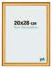 Photo Frame 20x28cm Gold Matte MDF Lazio Front Size | Yourdecoration.co.uk
