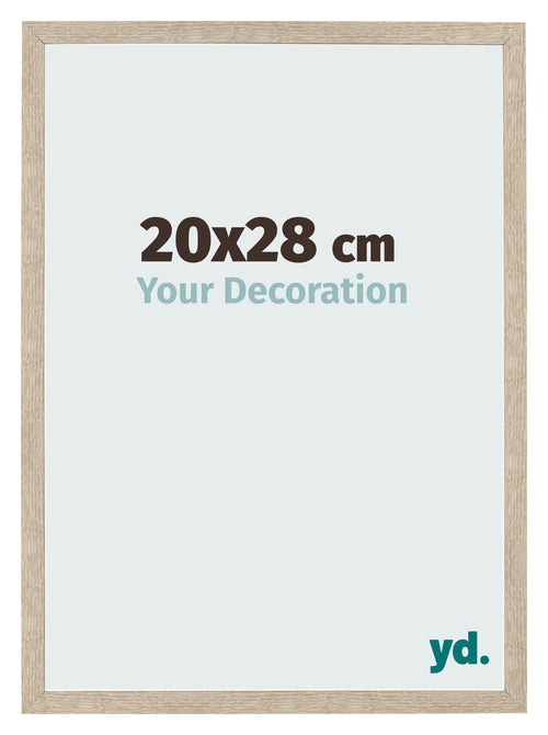 Photo Frame 20x28cm Sonoma Oak MDF Bologna Front Size | Yourdecoration.co.uk