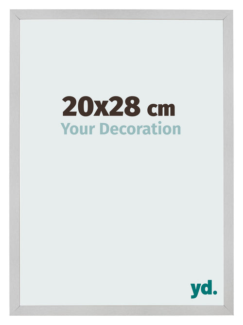 Photo Frame 20x28cm Stainless Steel MDF Bologna Front Size | Yourdecoration.co.uk
