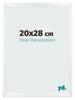 Photo Frame 20x28cm White Vintage MDF Pisa Front Size | Yourdecoration.co.uk