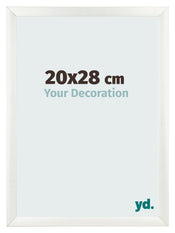 Photo Frame 20x28cm White Vintage MDF Pisa Front Size | Yourdecoration.co.uk