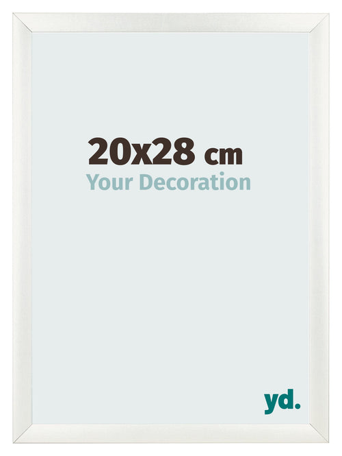 Photo Frame 20x28cm White Vintage MDF Pisa Front Size | Yourdecoration.co.uk