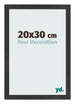 Photo Frame 20x30 cm Black Matte MDF Bologna Front Size | Yourdecoration.co.uk