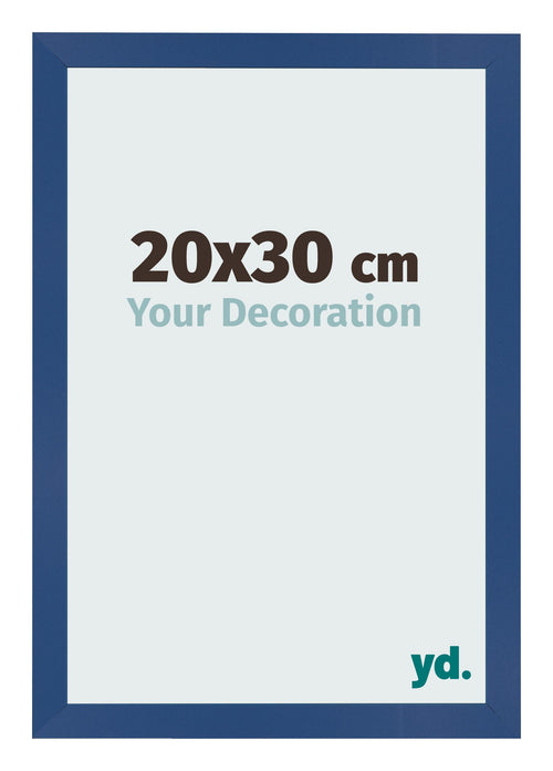 Photo Frame 20x30 cm Dark Blue MDF Bologna Front Size | Yourdecoration.co.uk