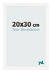 Photo Frame 20x30 cm White High Gloss MDF Bologna Front Size | Yourdecoration.co.uk