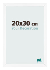Photo Frame 20x30 cm White Matte MDF Bologna Front Size | Yourdecoration.co.uk