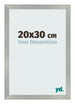 Photo Frame 20x30cm Aluminum Brushed MDF Bologna Front Size | Yourdecoration.co.uk
