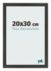 Photo Frame 20x30cm Anthracite MDF Bologna Front Size | Yourdecoration.co.uk