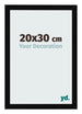 Photo Frame 20x30cm Black High Gloss MDF Bologna Front Size | Yourdecoration.co.uk