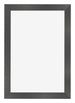 Photo Frame 20x30cm Black Silver Polished MDF Pisa Front | Yourdecoration.co.uk