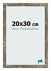Photo Frame 20x30cm Blue Gold Melange MDF Bologna Front Size | Yourdecoration.co.uk