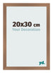 Photo Frame 20x30cm Copper Design MDF Bologna Front Size | Yourdecoration.co.uk